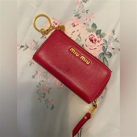 miu miu pouch keyring|michael miu keychains.